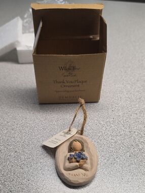Willow Tree Thank You Plaque Ornament